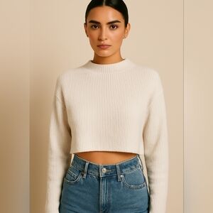 Princess Polly Women's White Jumper Princess Polly Women's White Jumper Size S